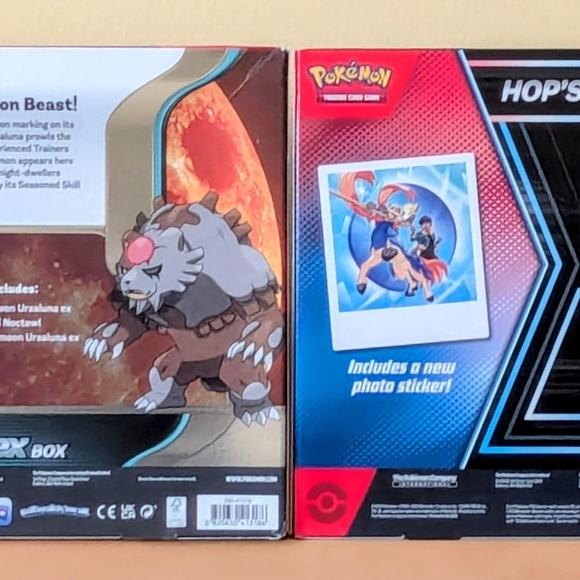 Set of 2 - Pokmon TCG - Bloodmoon Ursaluna & Hop's Zacian Ex Box - New & Sealed - crrs.pl Set of 2 - Pokmon TCG - Bloodmoon Ursaluna & Hop's Zacian Ex Box - New & Sealed - crrs.pl